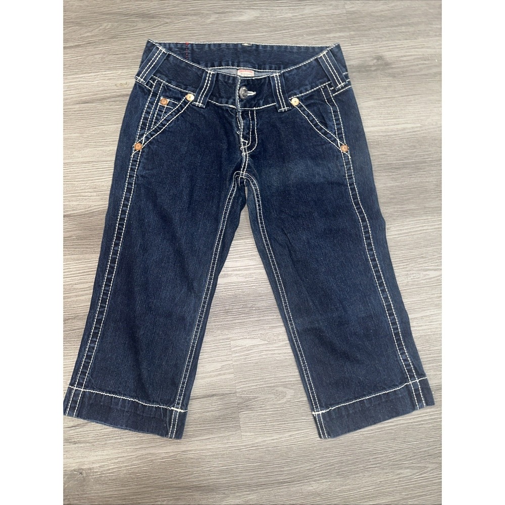 True Religion Vintage Y2K Women's Capri Jean Ms Size 29